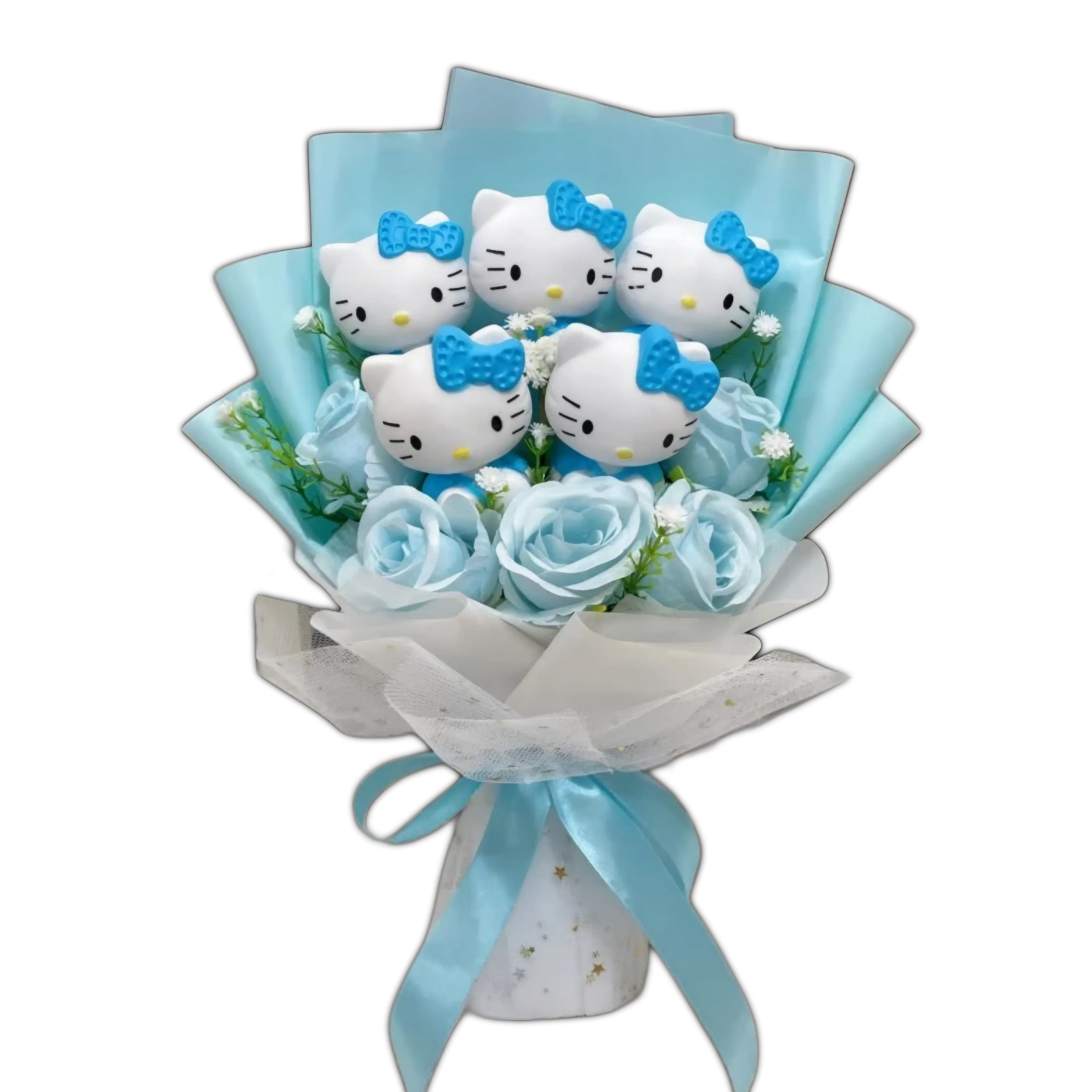 Hello Kitty Premium Bloom Rose Bouquet - Snuggle Heaven