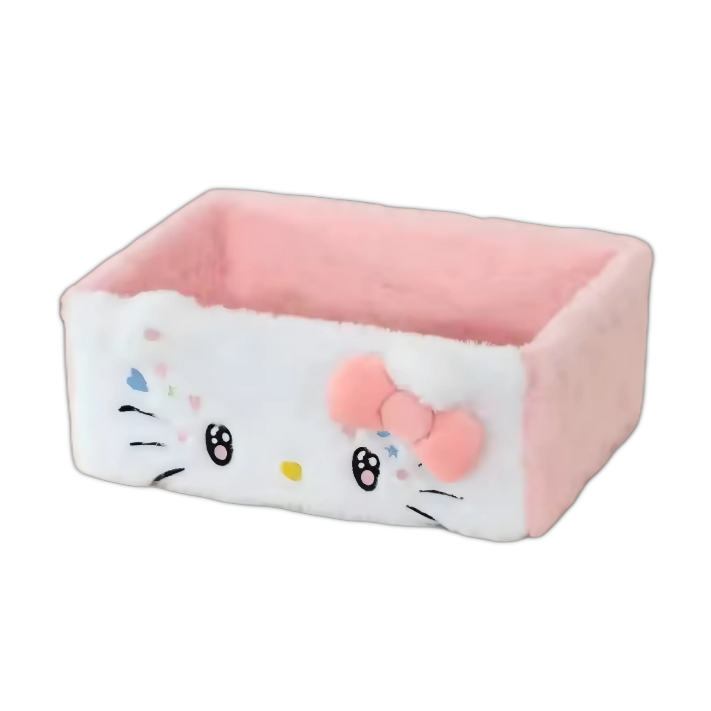 Kawaii Hello Kitty Fluffy Basket - Snuggle Heaven
