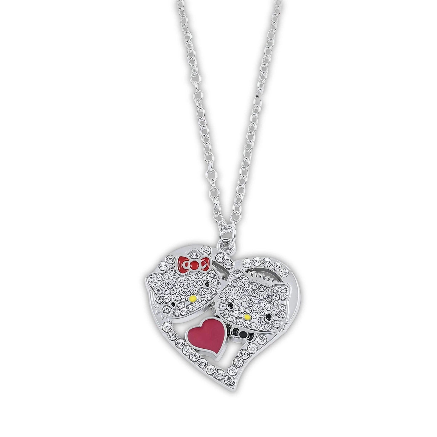Hello Kitty Crystal Pendant Necklace - Snuggle Heaven
