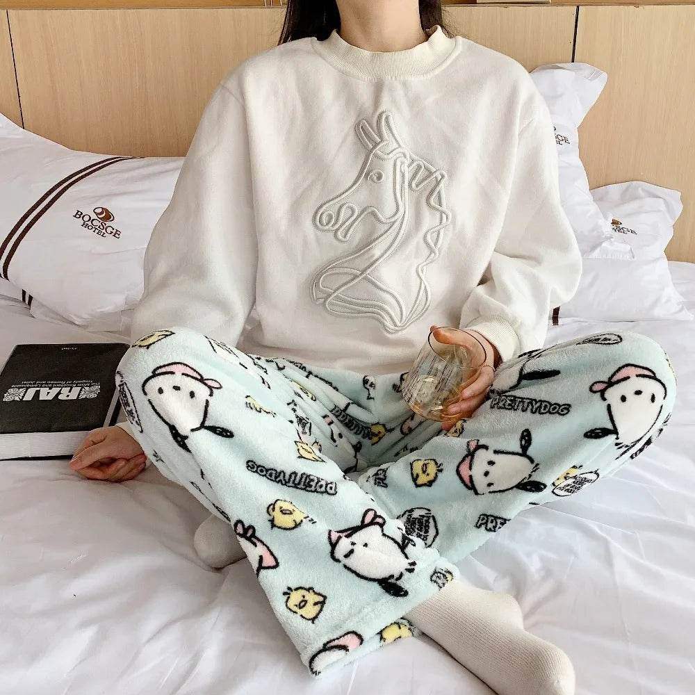 Pochacco Dream Dribble Pajamas - Snuggle Heaven