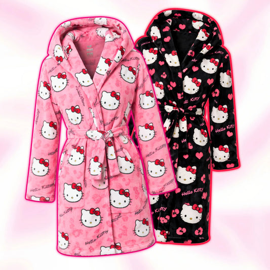 Hello Kitty fluffy bathrobe