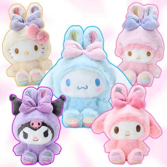Hello Kitty Easter bunny plushies for a kawaii Easter basket