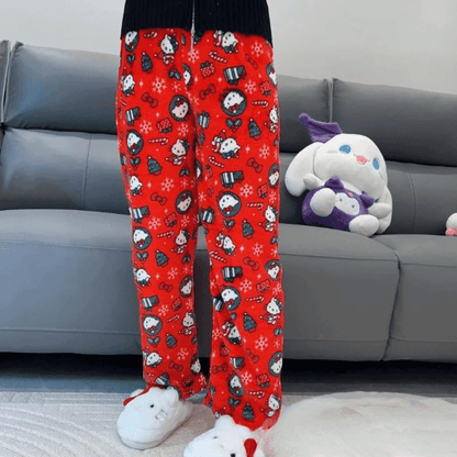 Hello Kitty Christmas Pajama Pants - Snuggle Heaven