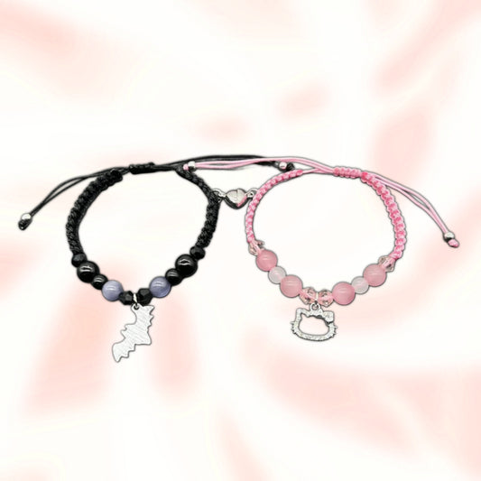 Matchy Hello Kitty & Batman Bracelets™ - Set Of 2