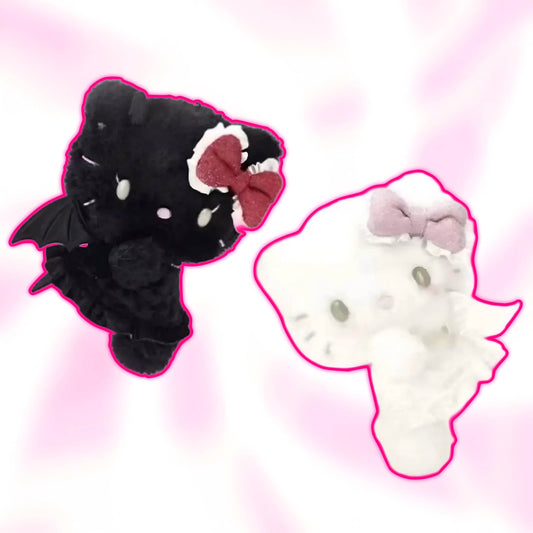 Light & Dark Plushie Keychains (12cm/5") - Snuggle Heaven