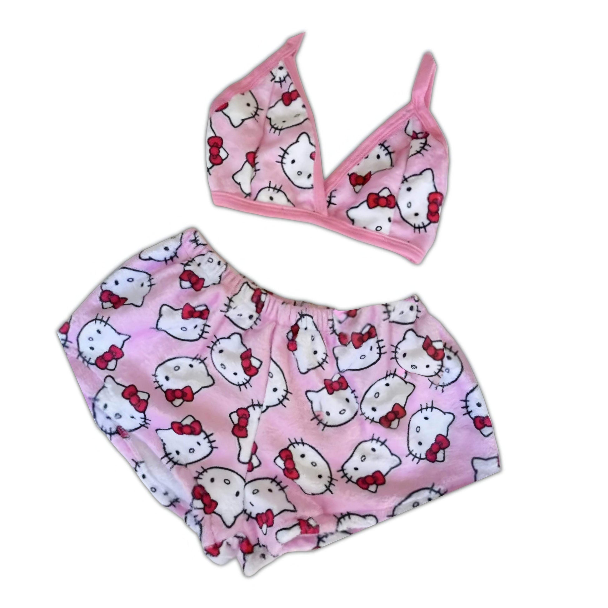 Hello Kitty Dream Set (Bra & Shorts) - Snuggle Heaven