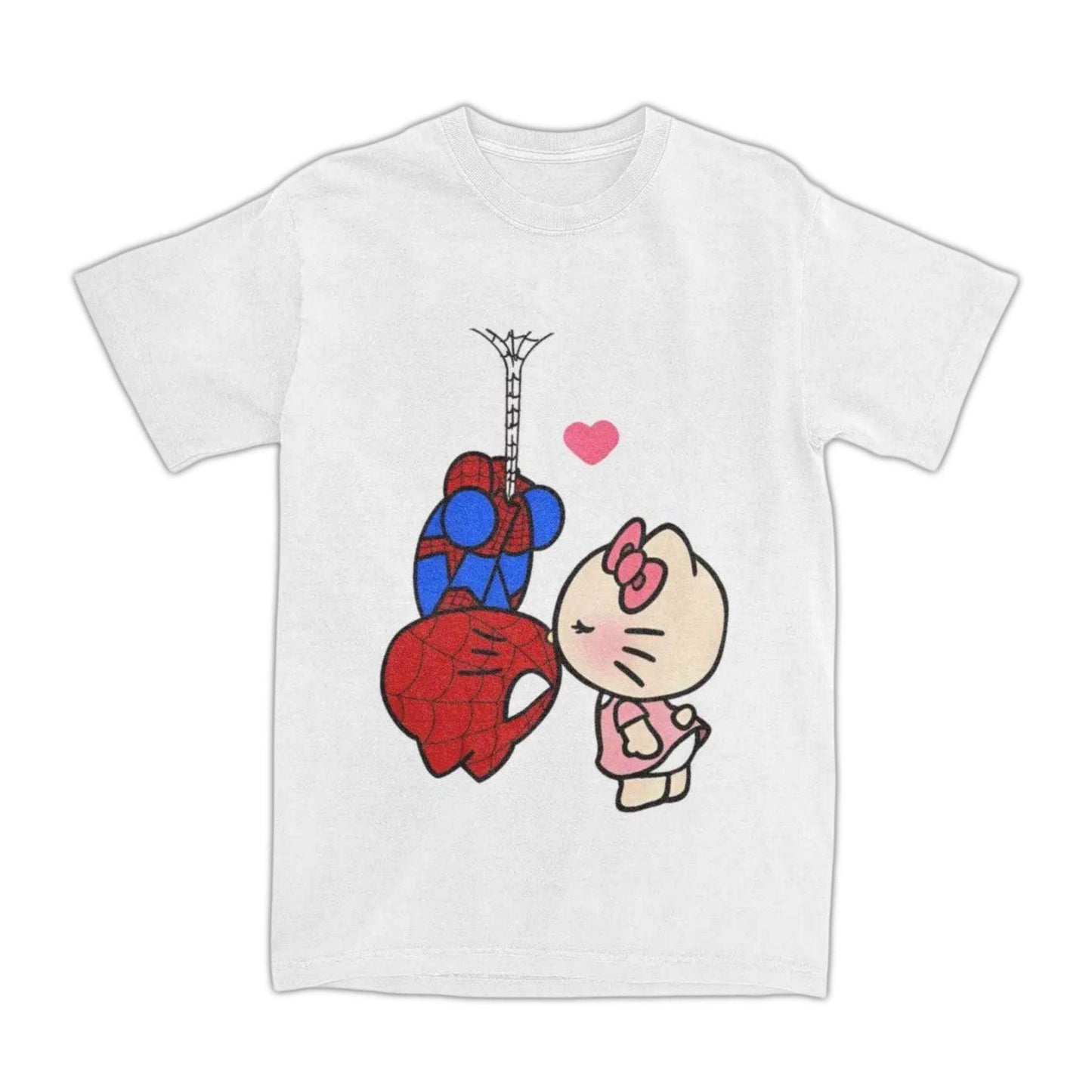 Hello Kitty x Spiderman Love T-Shirt - Snuggle Heaven