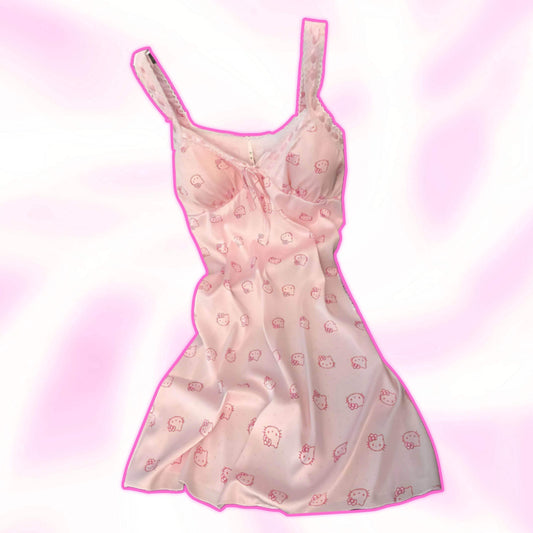 Hello Kitty Pink Night Dress - Snuggle Heaven
