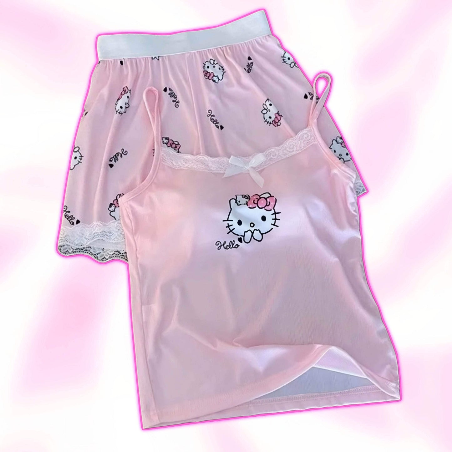Hello Kitty Sleepwear 2pcs - Snuggle Heaven