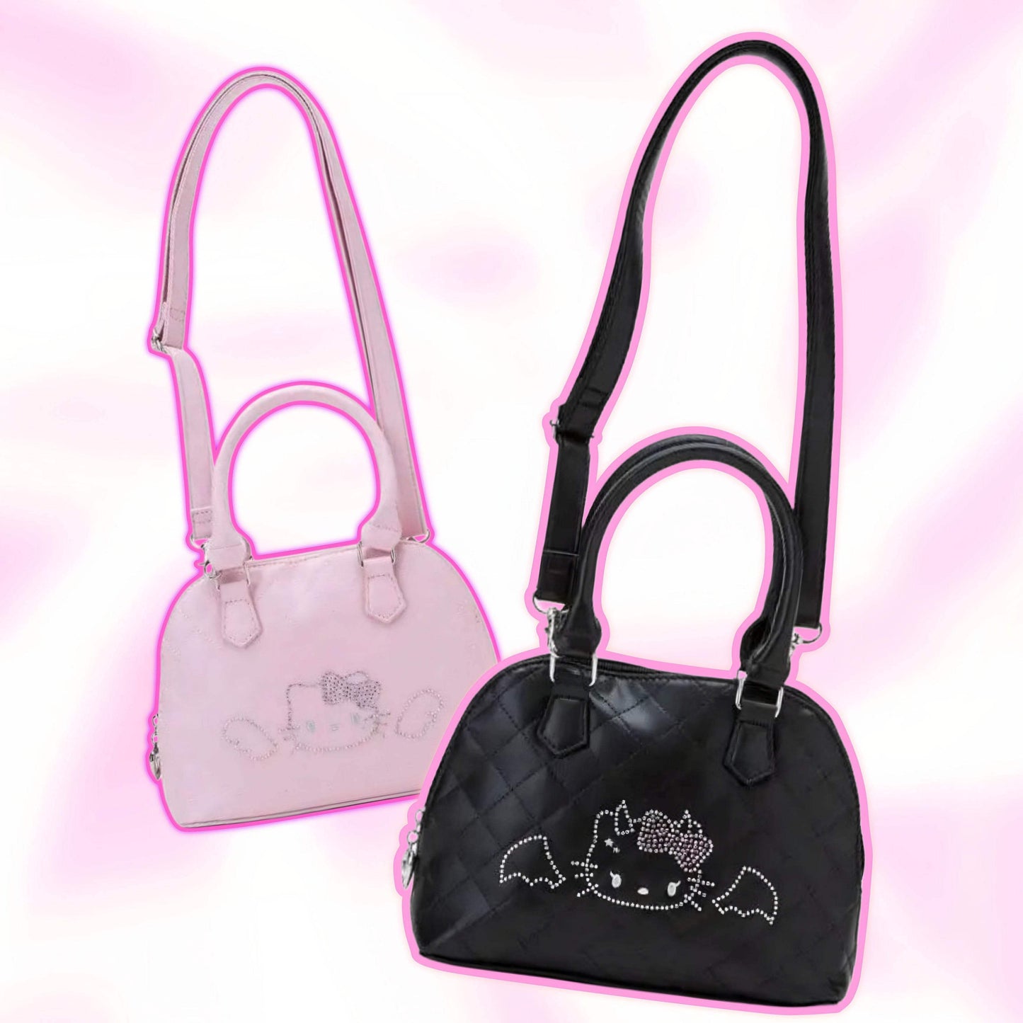 Hello Kitty Light and Dark Handbag - Snuggle Heaven