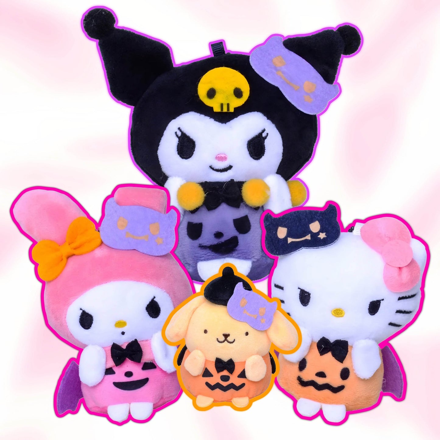 Jack-O-Lantern Plushie Keychains (12cm/4.7") - Snuggle Heaven