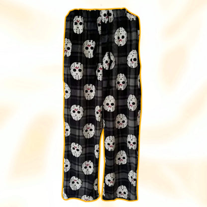 Spooky Jason Mask Pajama Pants - Snuggle Heaven