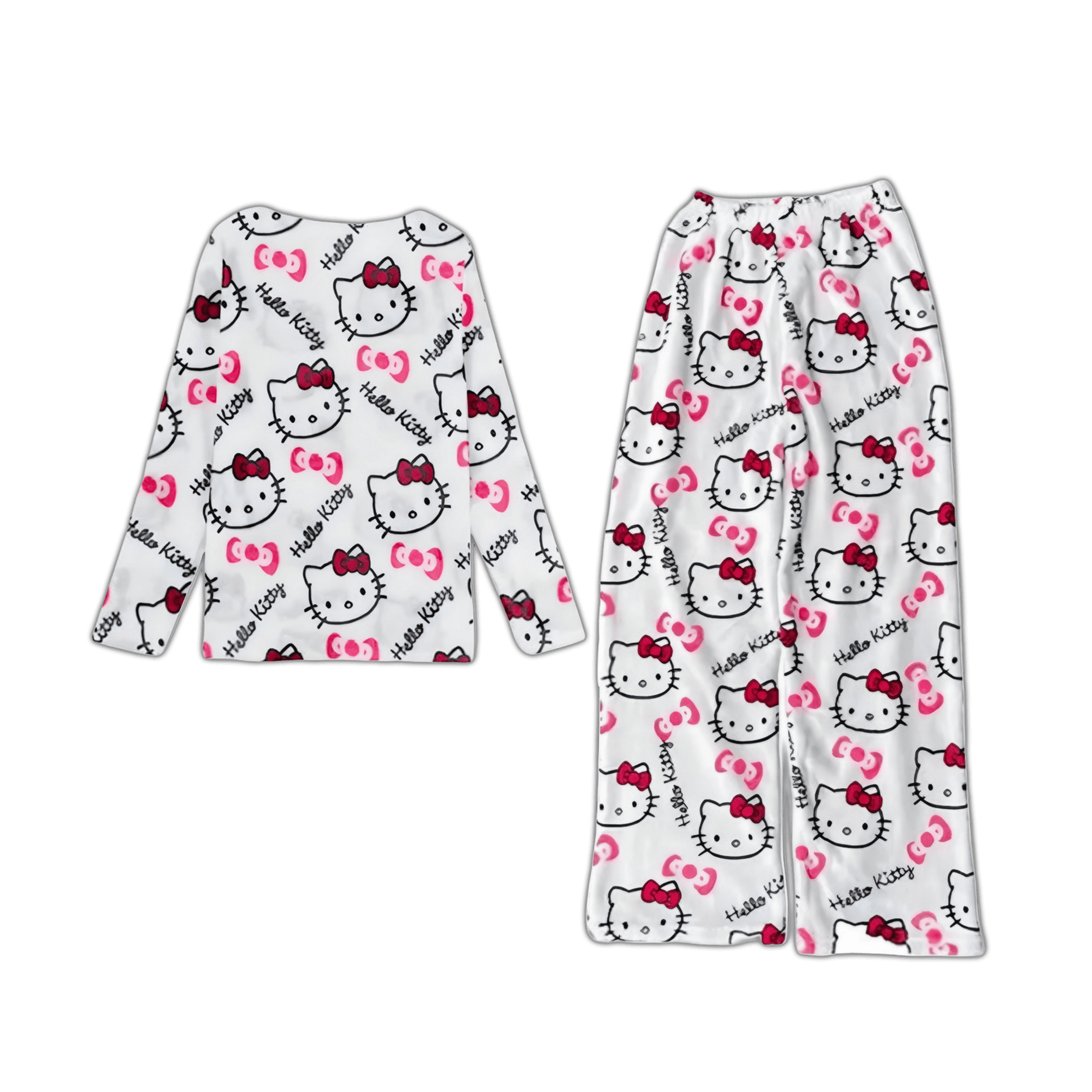 Hello Kitty Two Piece Pajama Set - Snuggle Heaven