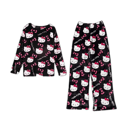 Hello Kitty Two Piece Pajama Set - Snuggle Heaven