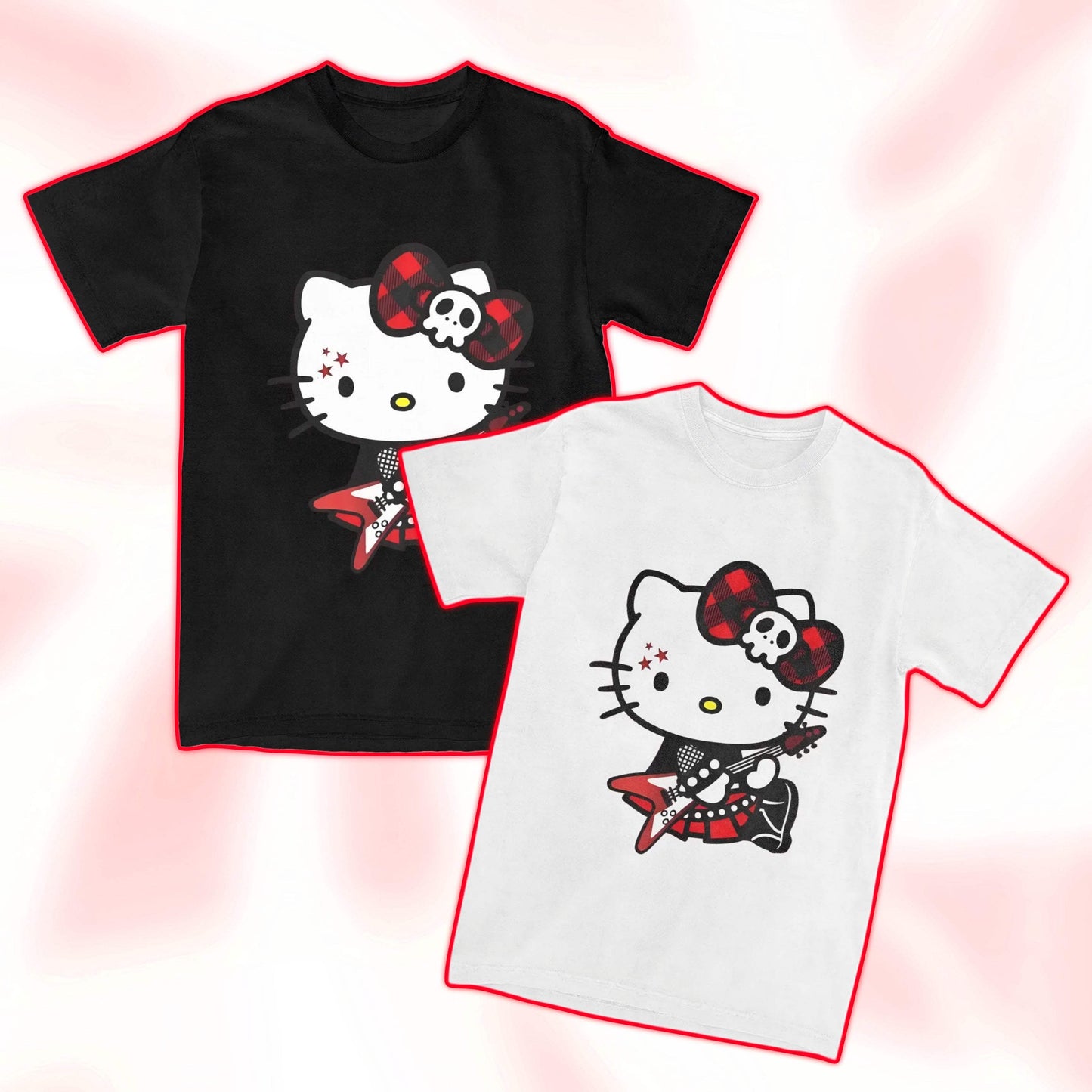 Hello Kitty Punk Rock Star T-Shirt - Snuggle Heaven