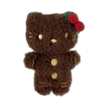 Hello Kitty Christmas Festive Plushie Keychain (10cm/4") - Snuggle Heaven