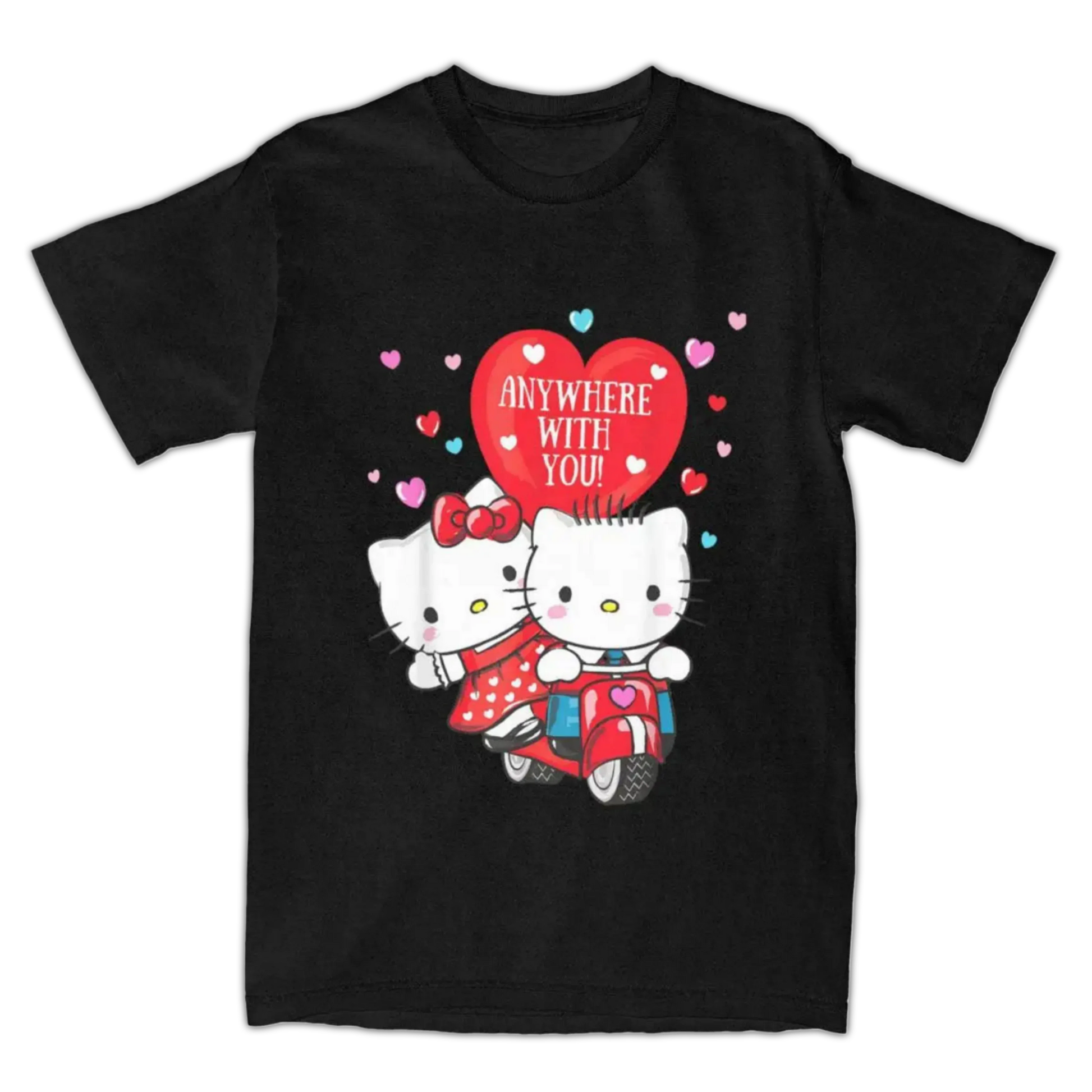 Hello Kitty x Dear Daniel Motorcycle Riding T-Shirt - Snuggle Heaven