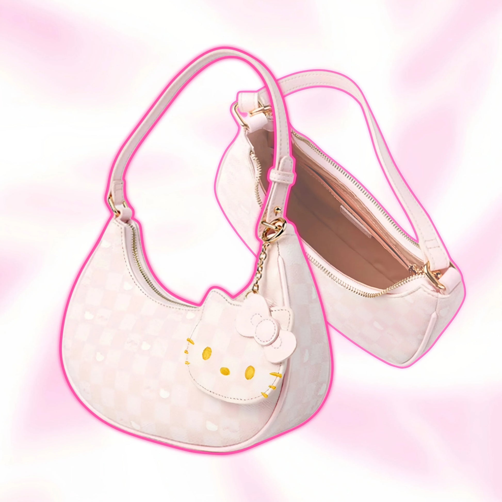Hello Kitty White & Pink Shoulder Bag - Snuggle Heaven