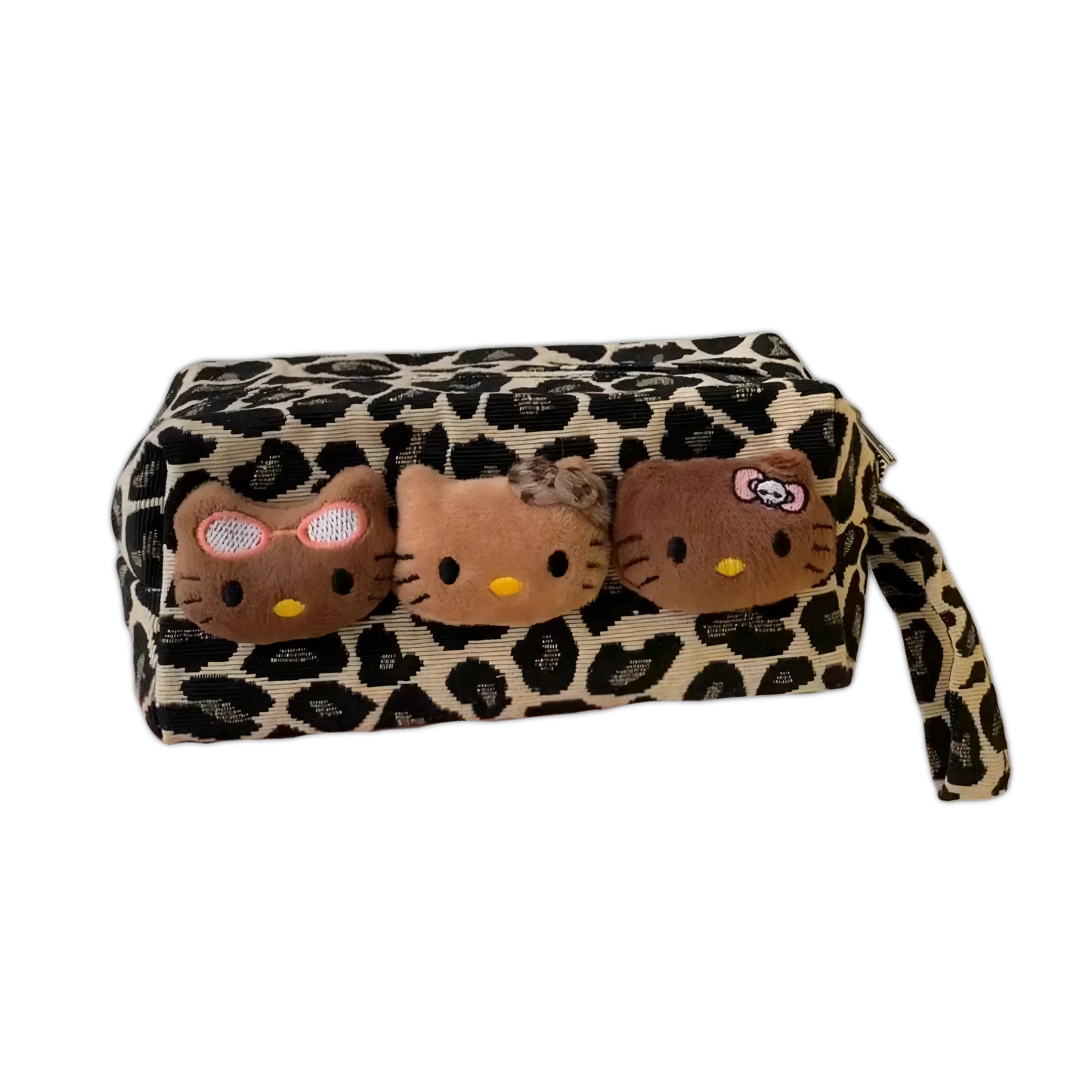 Hello Kitty Leopard Print Makeup Bag - Snuggle Heaven