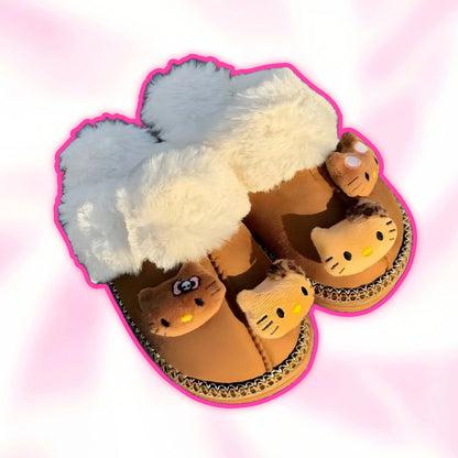 Hello Kitty Mini Plushie Slippers - Snuggle Heaven