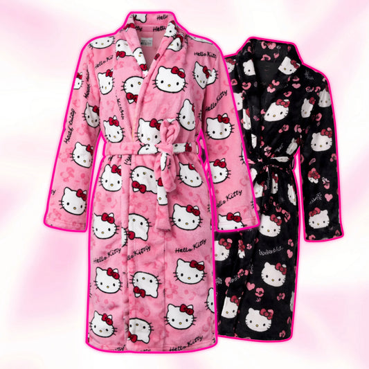 Hello Kitty Fluffy Bathrobe - Snuggle Heaven