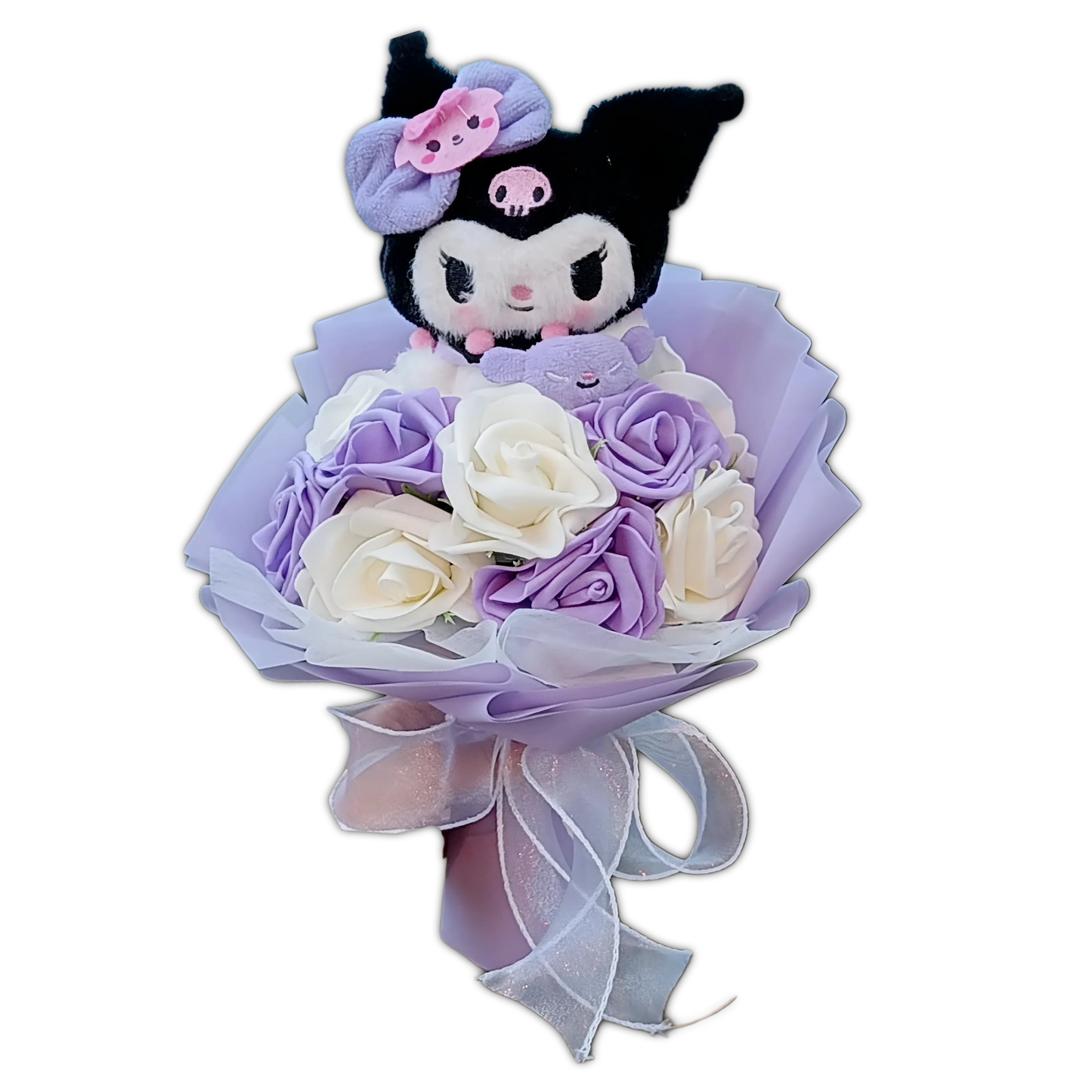 Hello Kitty Pastel Roses Flower Bouquet - Snuggle Heaven
