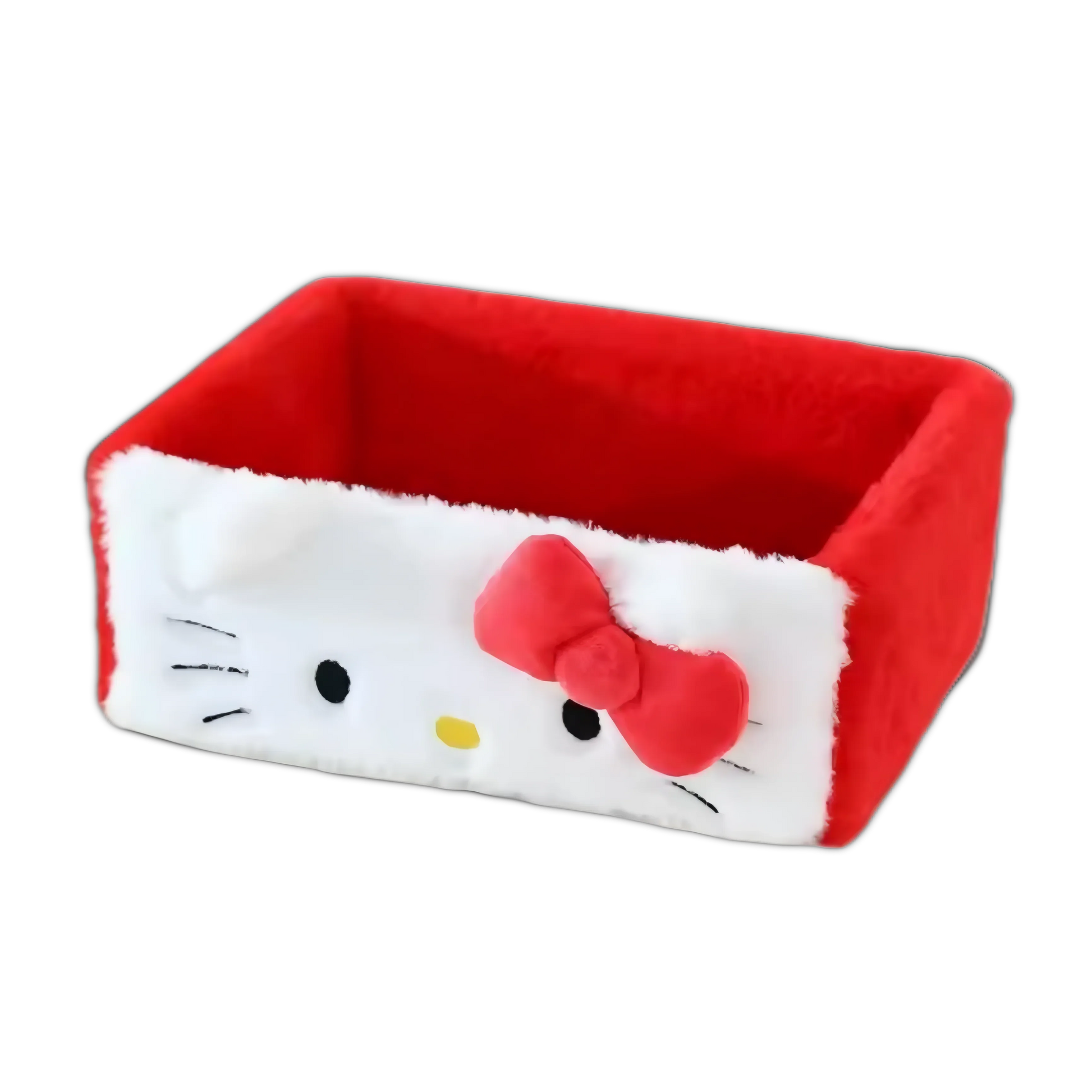 Kawaii Hello Kitty Fluffy Basket - Snuggle Heaven