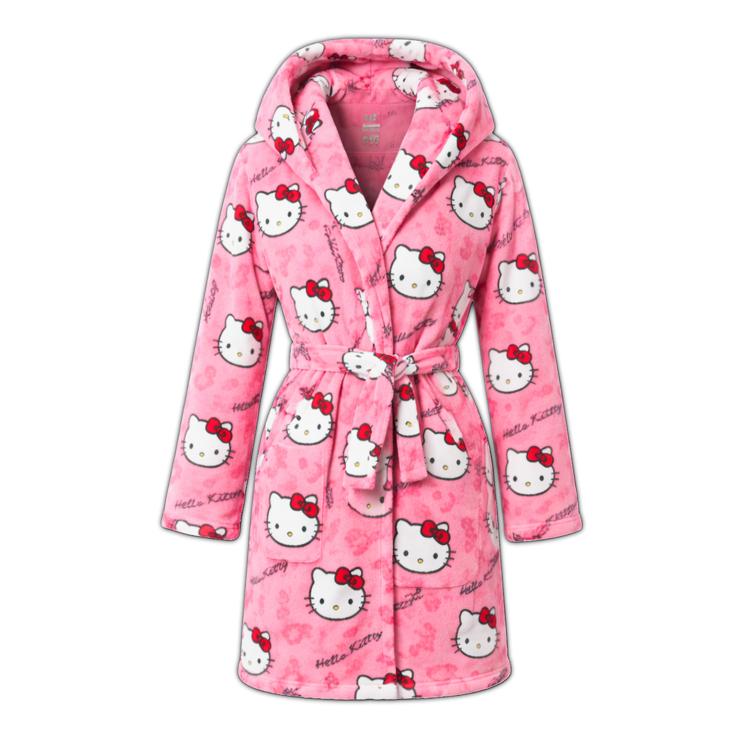 Halat de baie pufos Hello Kitty 