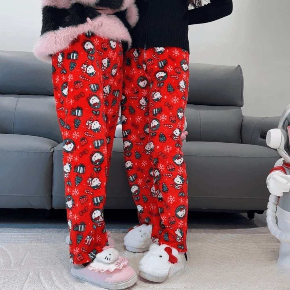 Hello Kitty Christmas Pajama Pants - Snuggle Heaven
