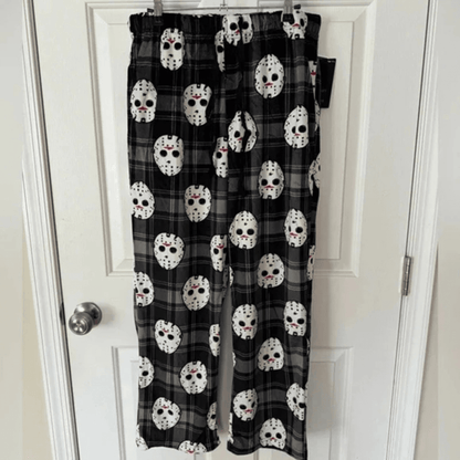 Spooky Jason Mask Pajama Pants - Snuggle Heaven
