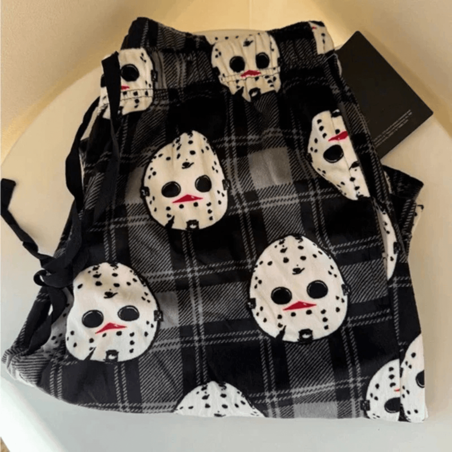 Spooky Jason Mask Pajama Pants - Snuggle Heaven