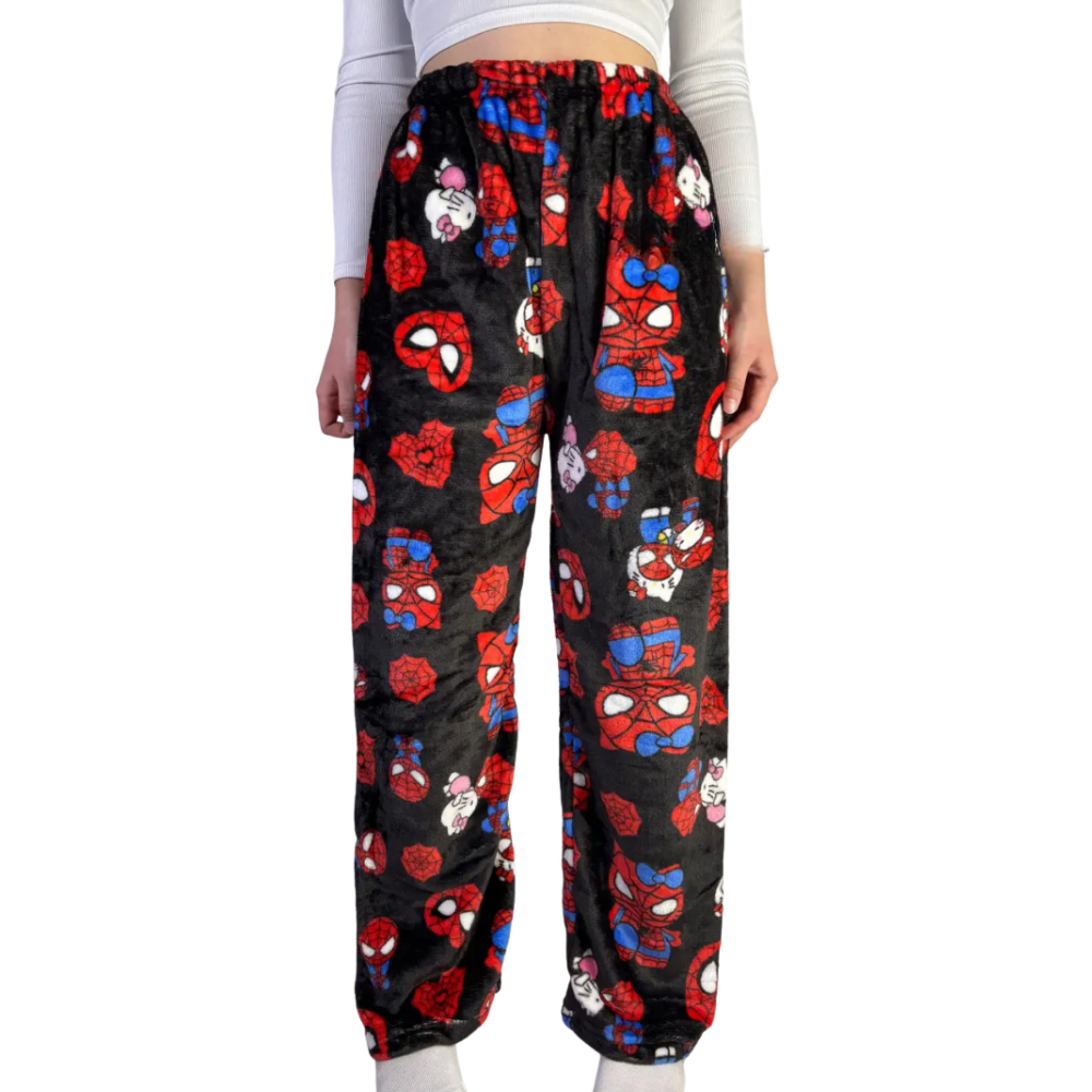 Hello Kitty x Spiderman Pajama Pants