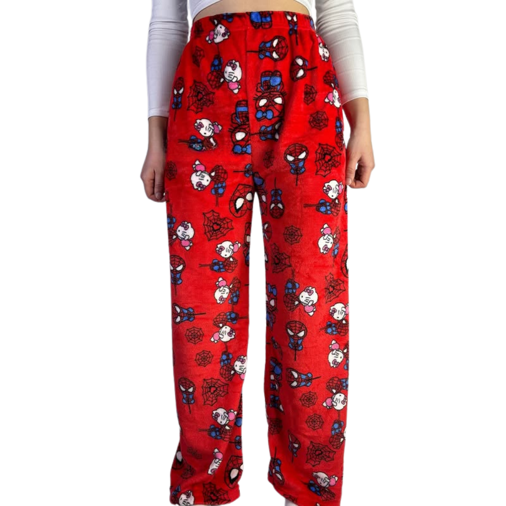 Hello Kitty x Spiderman Pajama Pants