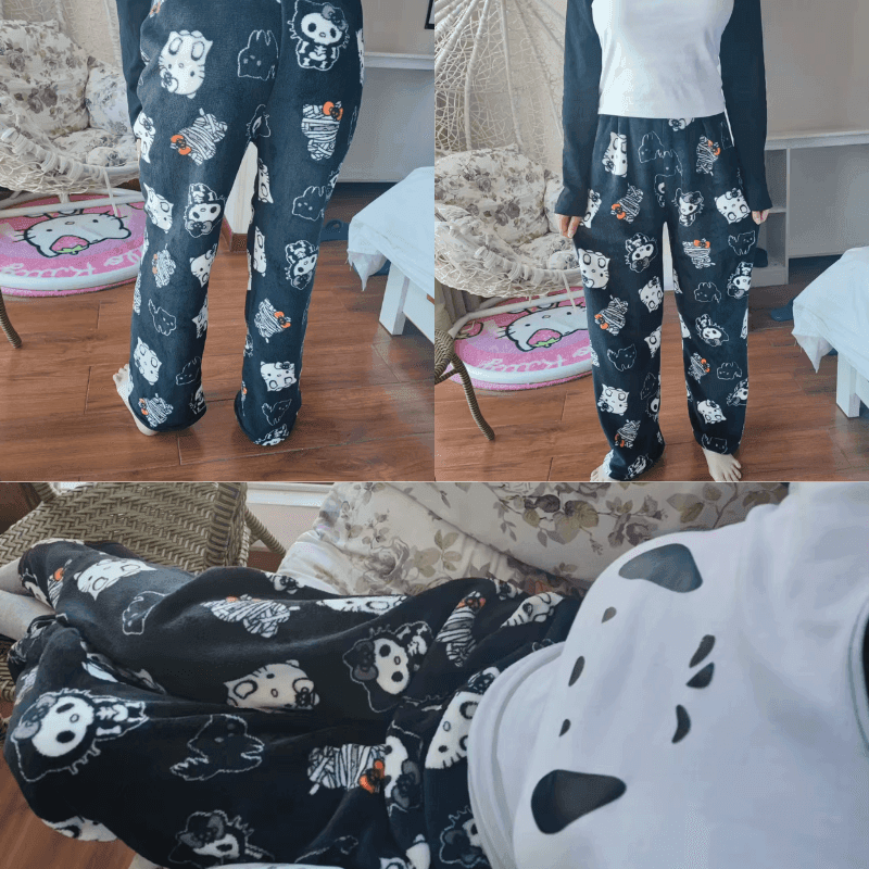 Hello Kitty Spooky Night Pajama Pants - Snuggle Heaven