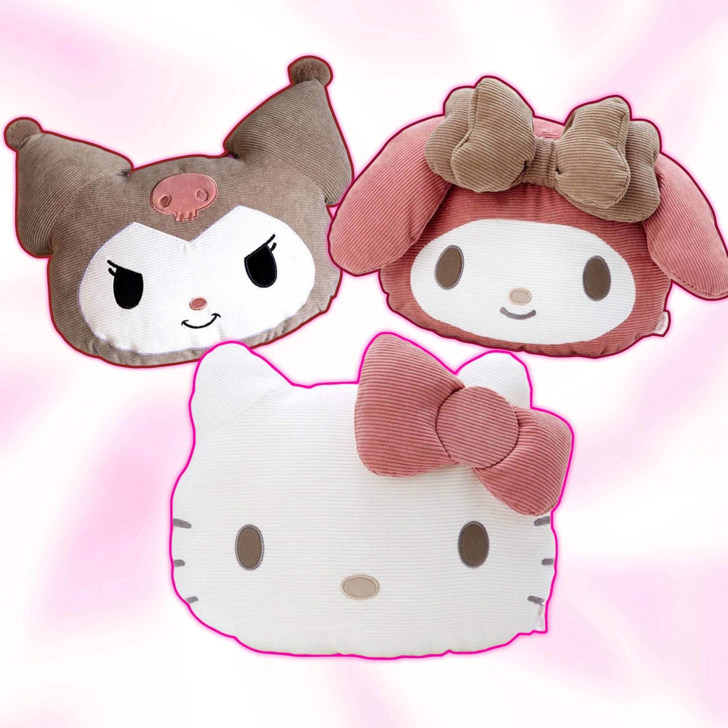 Blush Bow Hello Kitty Pillow - Snuggle Heaven