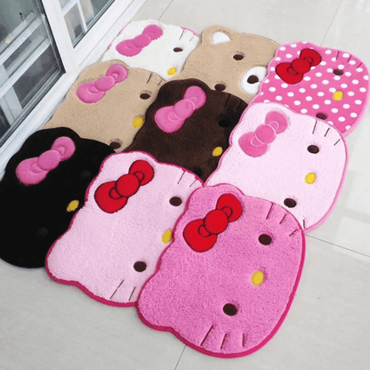 Hello Kitty Face House Rug (50cm/19inch) - Snuggle Heaven