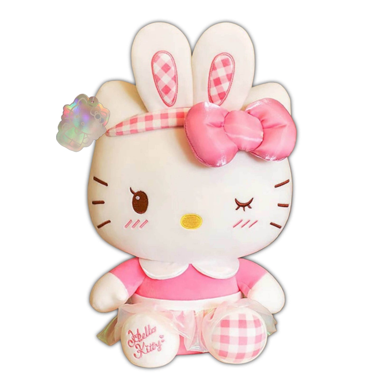 Hello Kitty Bunny Charm Plush (23cm/9") - Snuggle Heaven