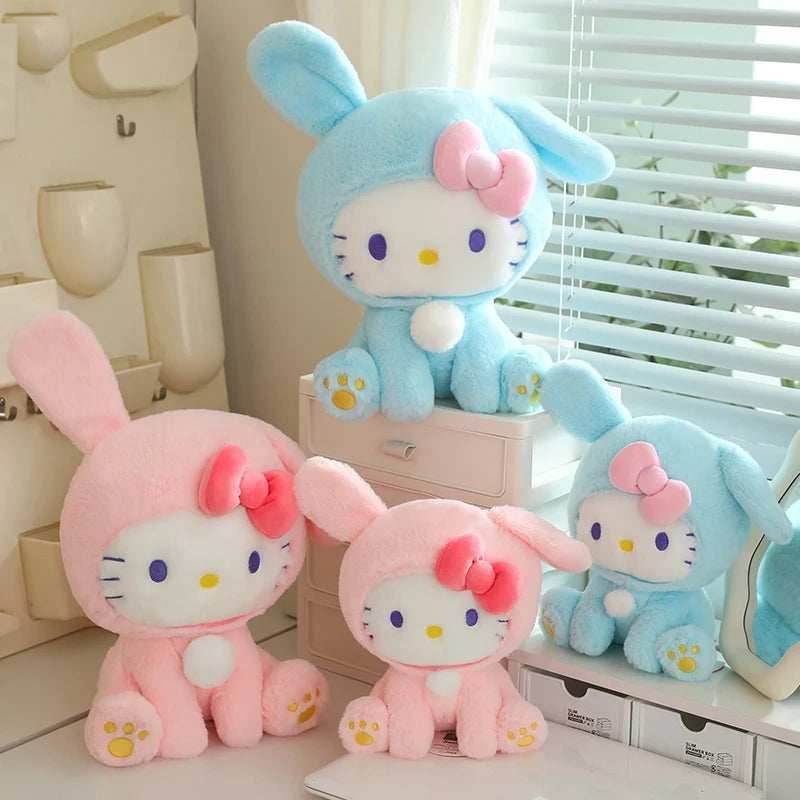 Hello Kitty Bunny Plushies (25cm/10") - Snuggle Heaven