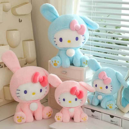 Hello Kitty Bunny Plushies (25cm/10") - Snuggle Heaven