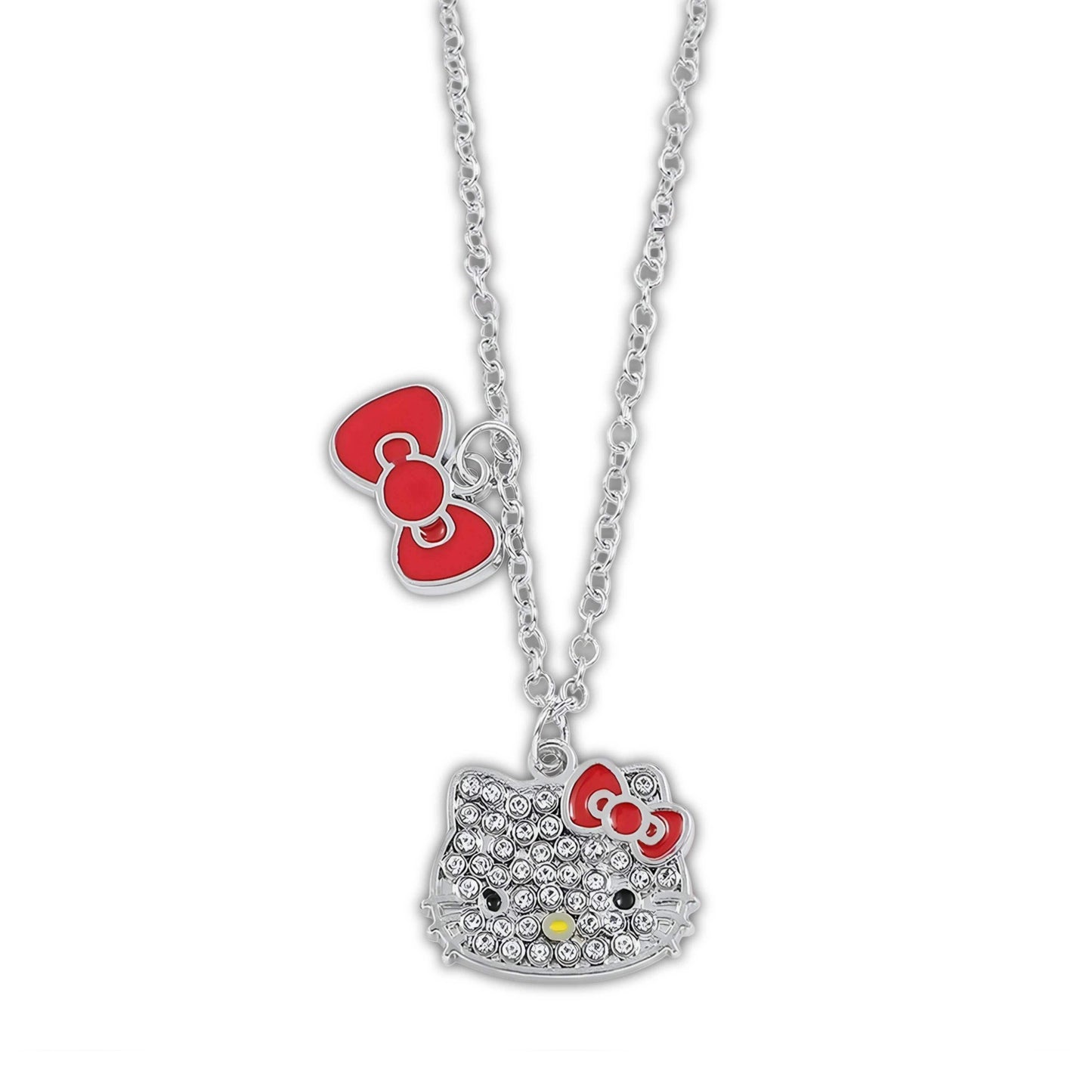 Hello Kitty Crystal Pendant Necklace - Snuggle Heaven