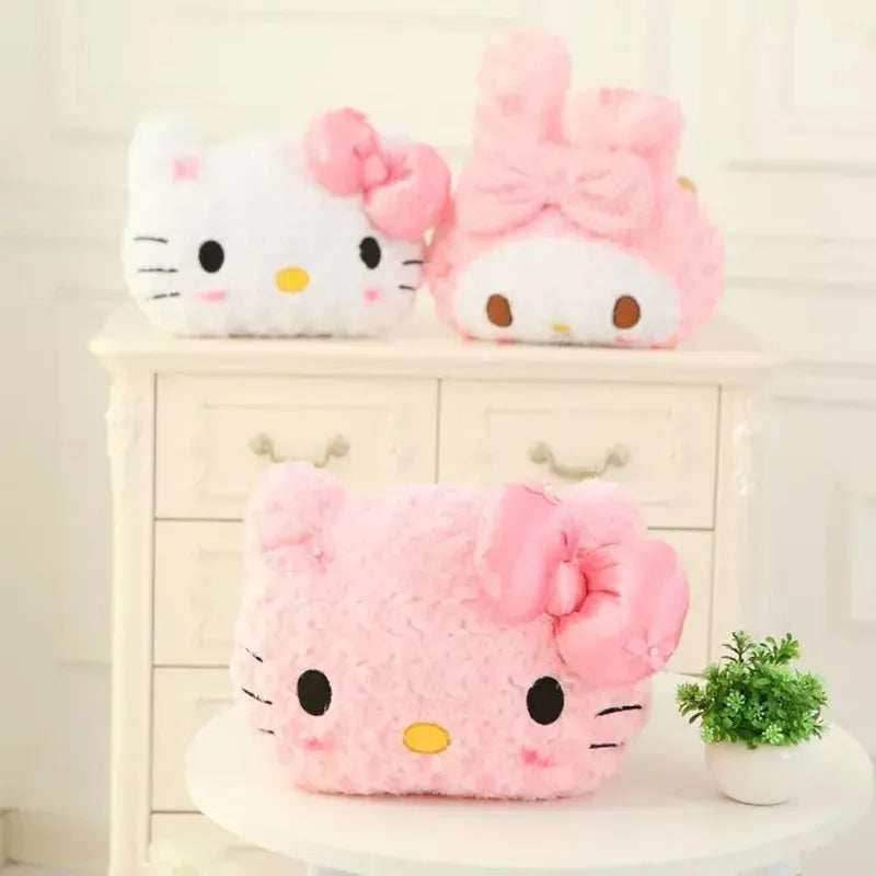 Hello Kitty Fluffy Pillow - Snuggle Heaven