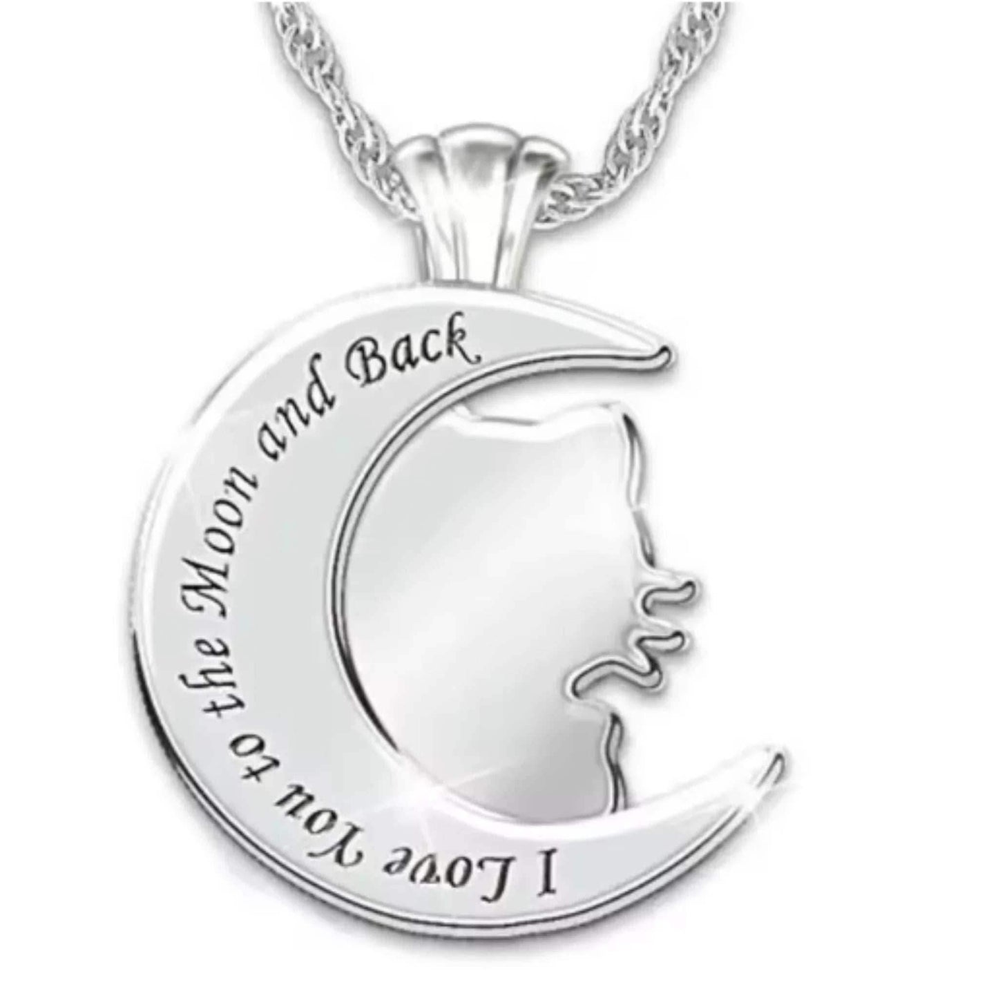 Hello Kitty Moon Pendant Necklace - Snuggle Heaven