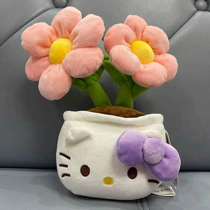Kitty Petal Magic Flower Pot (25cm/9.8") - Snuggle Heaven
