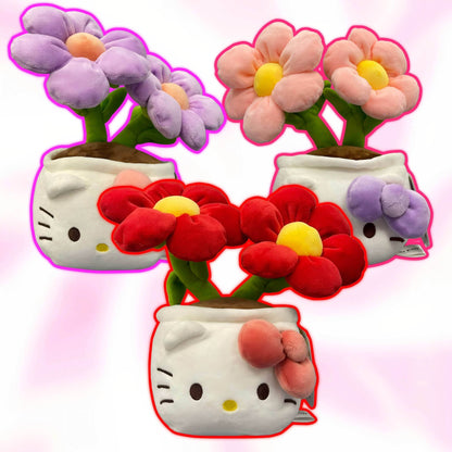 Kitty Petal Magic Flower Pot (25cm/9.8") - Snuggle Heaven