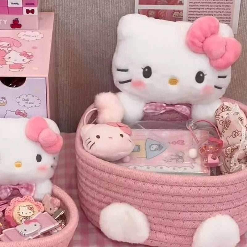 Hello Kitty Plush Love Basket - Snuggle Heaven