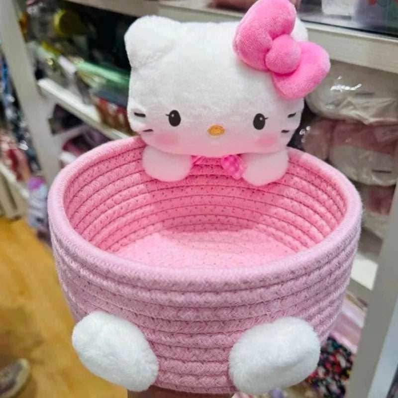 Hello Kitty Plush Love Basket - Snuggle Heaven