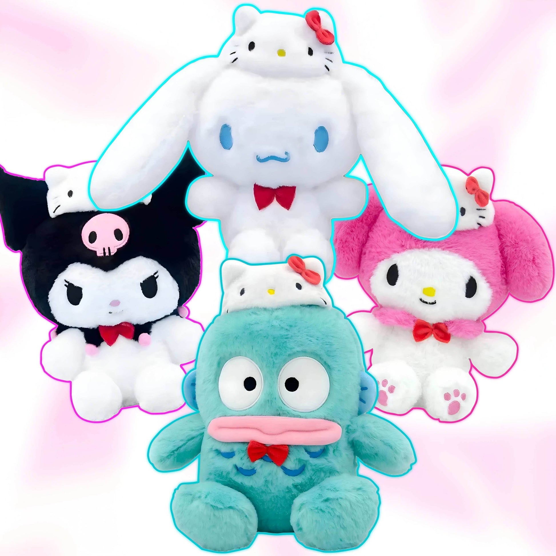 Mini Kitty Hat Plushies (22cm/9") - Snuggle Heaven