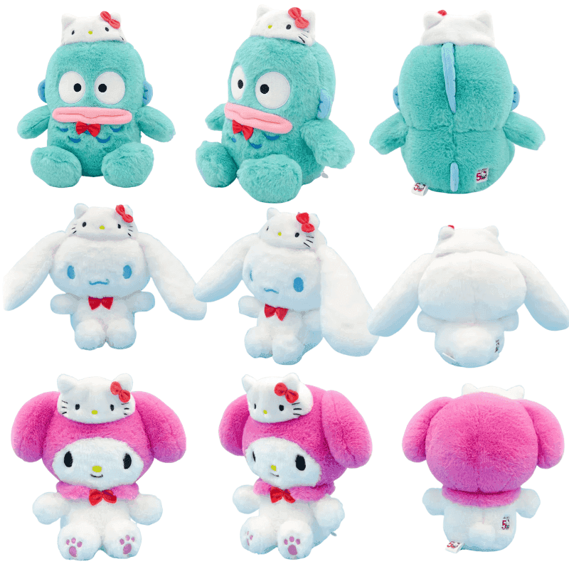 Mini Kitty Hat Plushies (22cm/9") - Snuggle Heaven