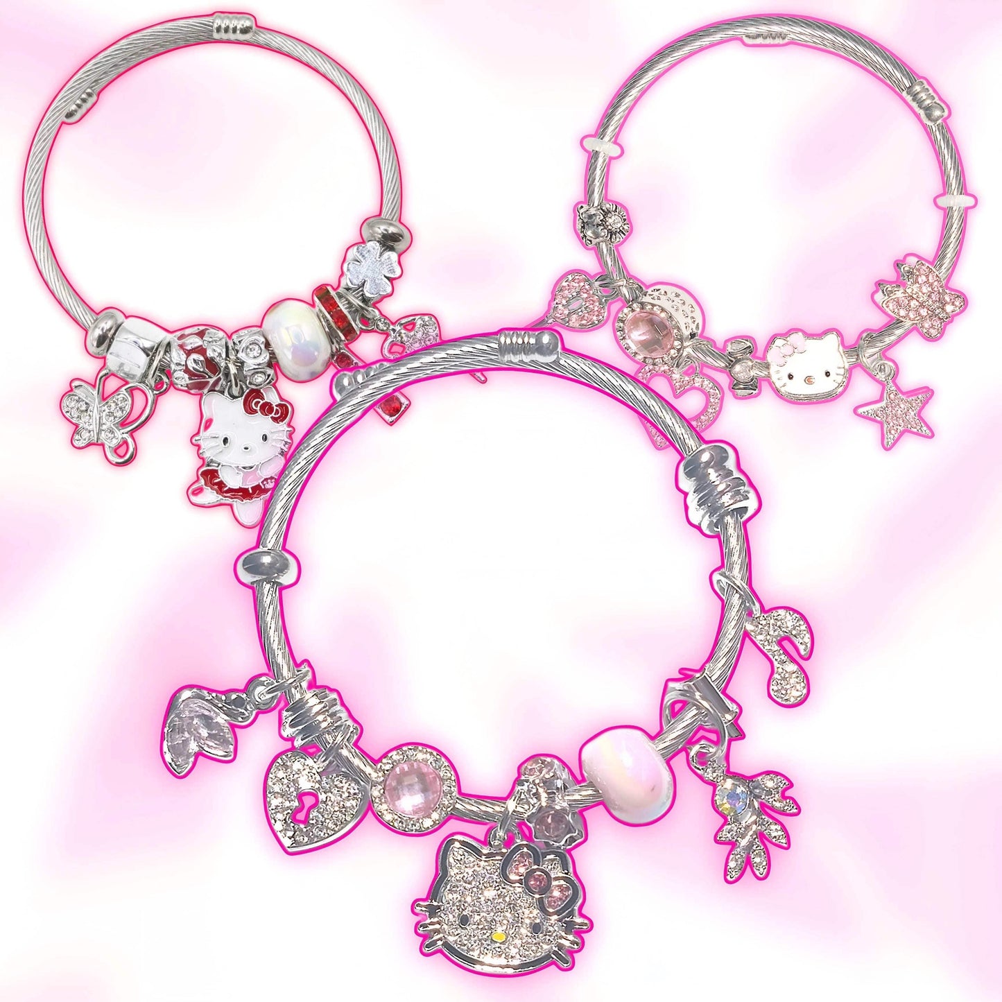 Hello Kitty Sparkle Bracelet - Snuggle Heaven