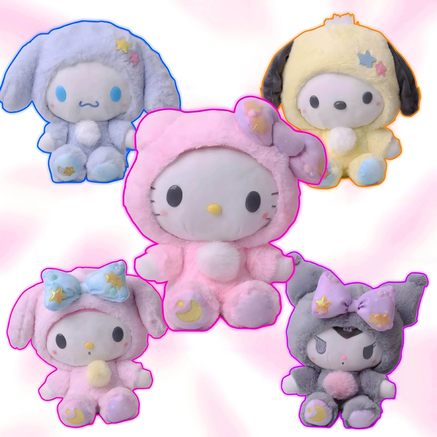 Star Pajama Plushies (20cm/8") - Snuggle Heaven